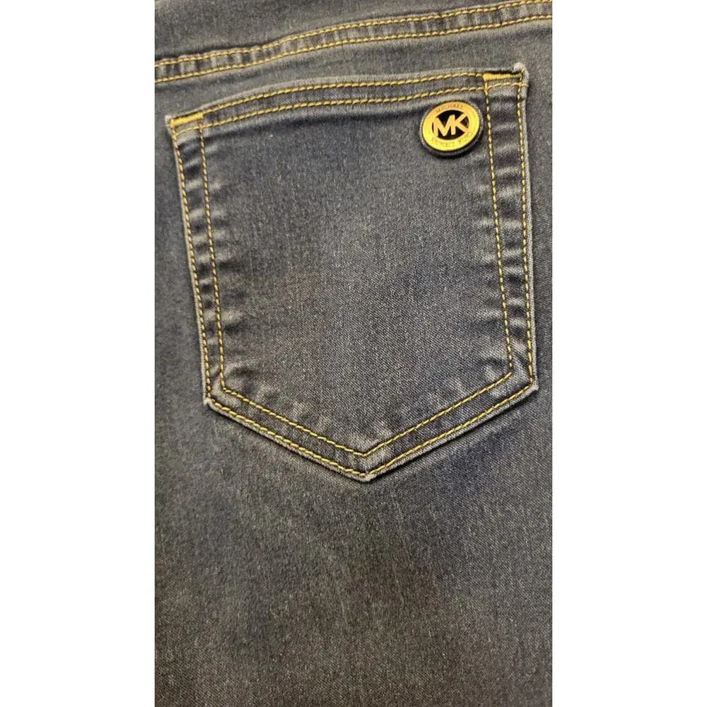 Michael Kors Women’s Denim Izzy Skinny Jeans Size 10 Mid Rise Stretch Classic